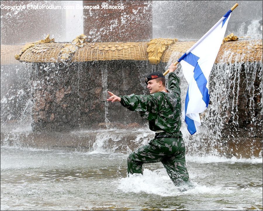 Blizzard, Outdoors, Snow, Weather, Winter, Water, Army
