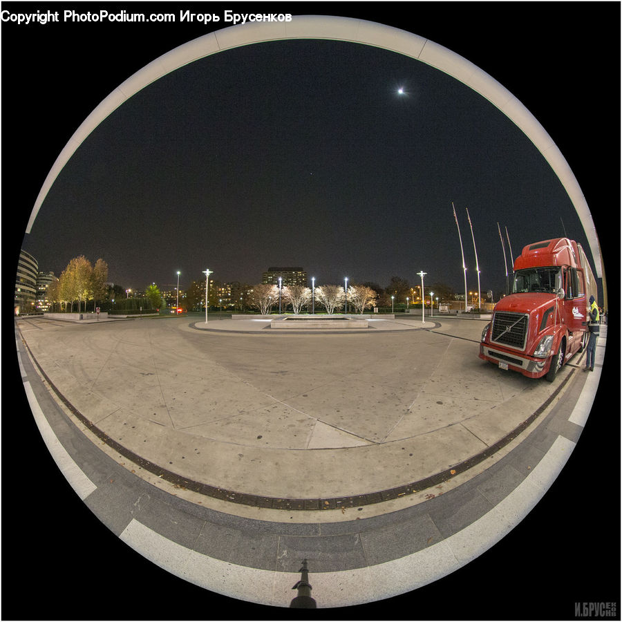 Fisheye, Car, Van, Car Mirror, Mirror, Automobile, Vehicle