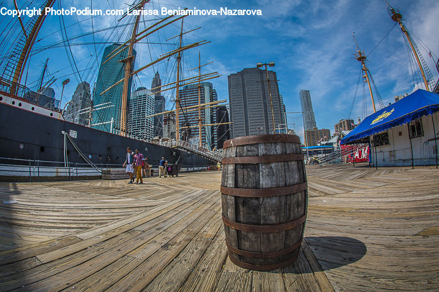 Boardwalk, Deck, Path, Sidewalk, Walkway, Basket, Boat