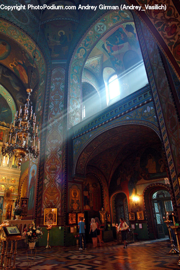 Architecture, Church, Worship, Aisle, Corridor, Dome, Mosque