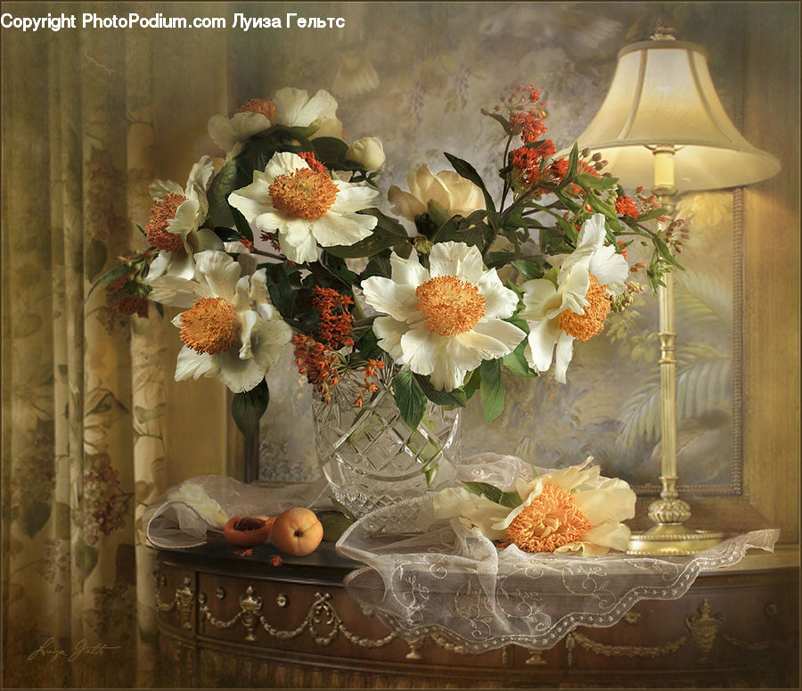 Blossom, Flower, Peony, Plant, Potted Plant, Birthday Cake, Cake