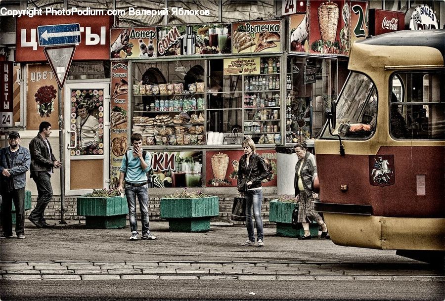 People, Person, Human, Shop, Closet, Kiosk, Cable Car