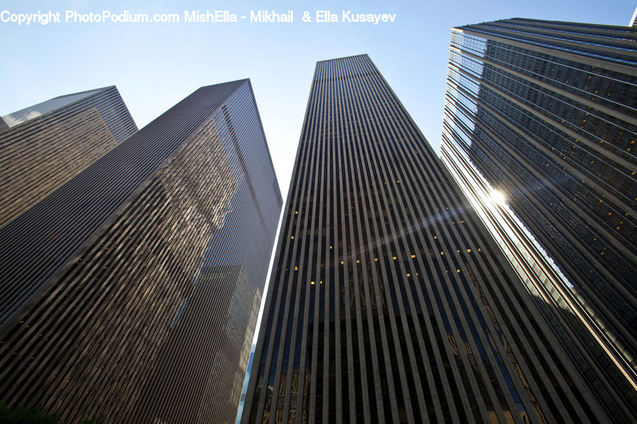 Architecture, City, Downtown, High Rise, Skyscraper, Building, Metropolis