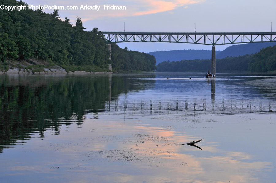 Outdoors, River, Water, Bridge, Canal, Viaduct, Landscape