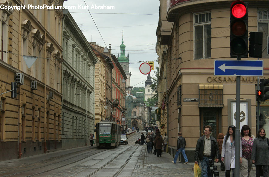 Light, Traffic Light, People, Person, Human, Alley, Alleyway