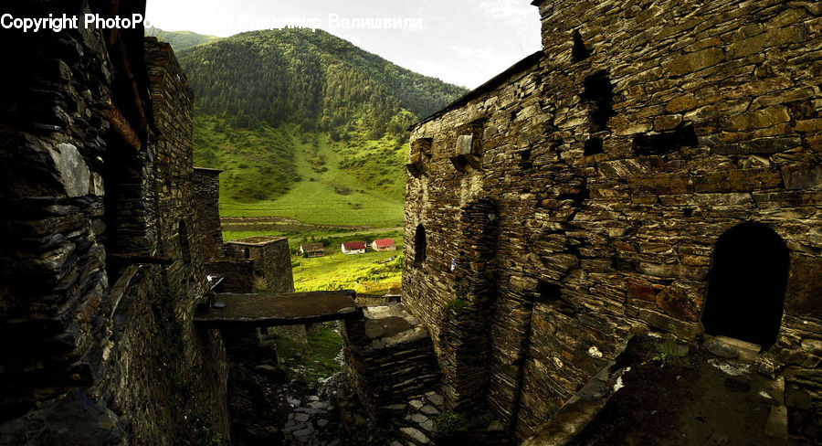 Castle, Fort, Ruins, Hole, Architecture, Bunker, Tunnel