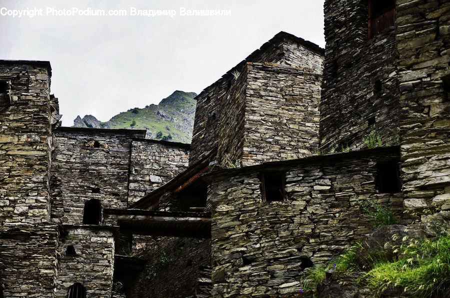 Brick, Ruins, Architecture, Castle, Fort, Building, Cottage