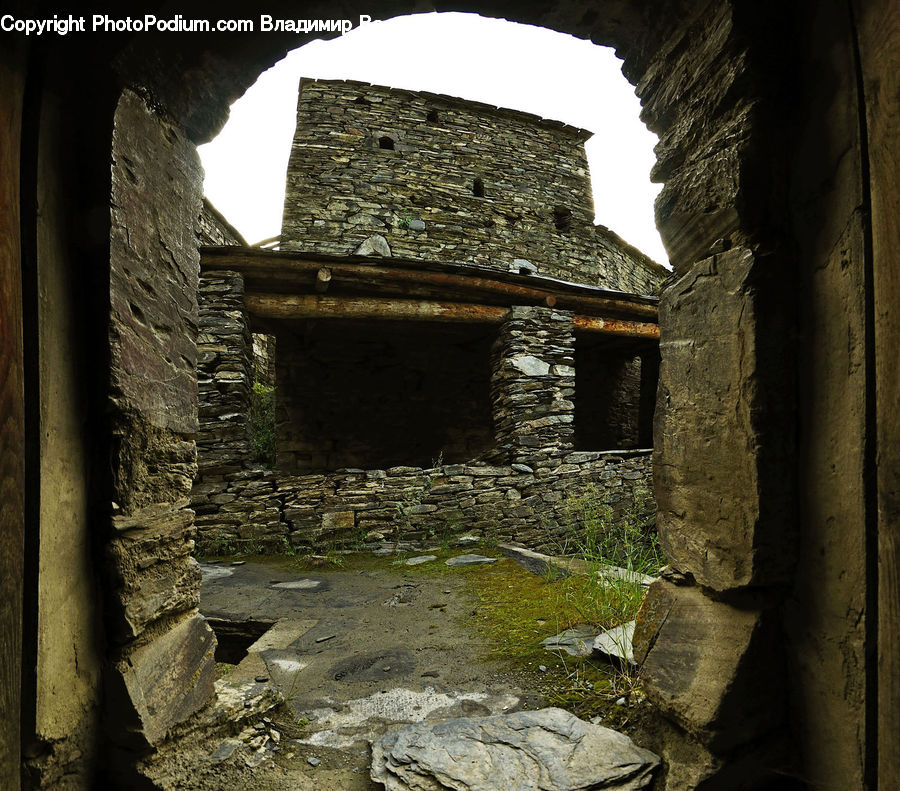 Architecture, Bell Tower, Clock Tower, Tower, Ruins, Crypt, Dungeon