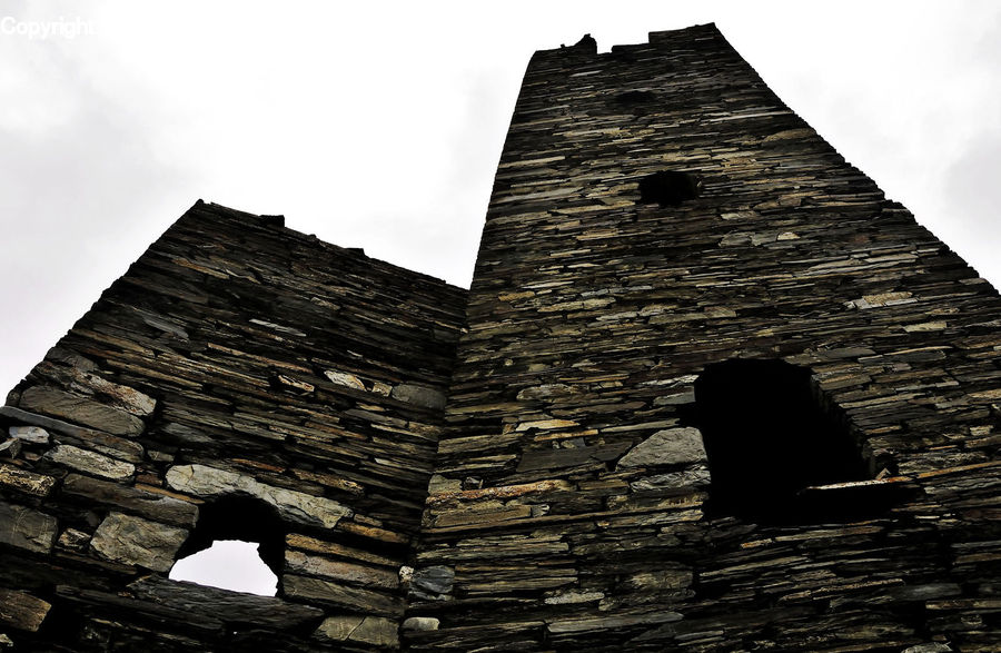 Ruins, Architecture, Bell Tower, Clock Tower, Tower, Hole, Brick