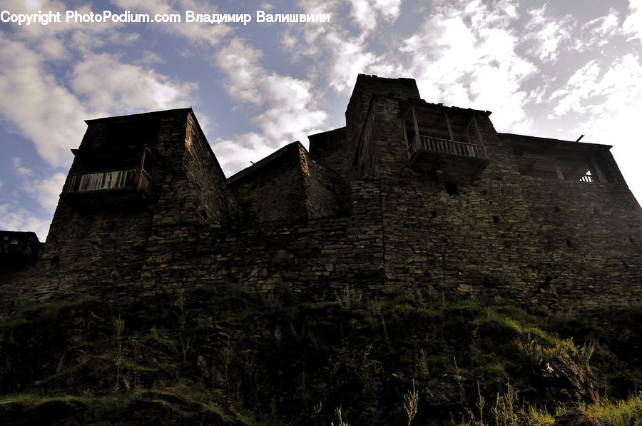 Architecture, Castle, Fort, Ruins, Bunker, Housing, Monastery
