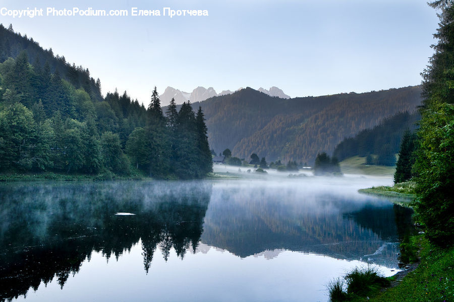 Lake, Outdoors, Water, Dawn, Dusk, Sky, Sunrise