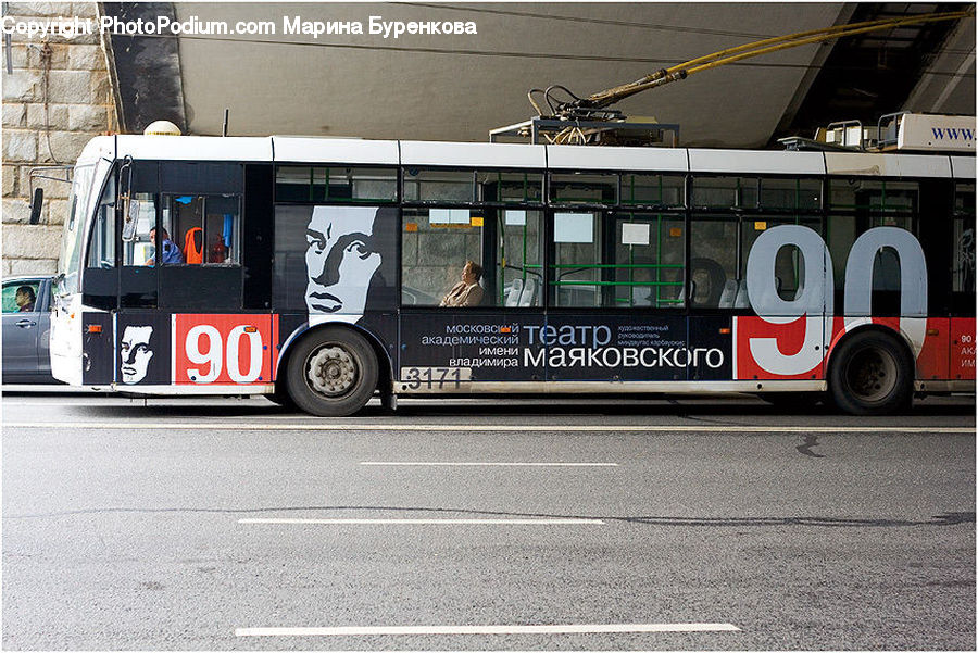 Bus, Vehicle, Double Decker Bus, Car, Van, Cable Car, Streetcar