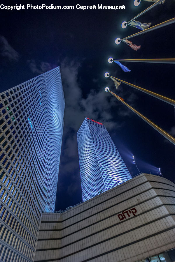 Building, City, High Rise, Architecture, Downtown, Skyscraper, Planet