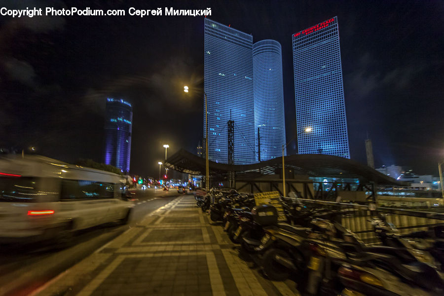 City, Downtown, Metropolis, Urban, Architecture, Convention Center, Intersection