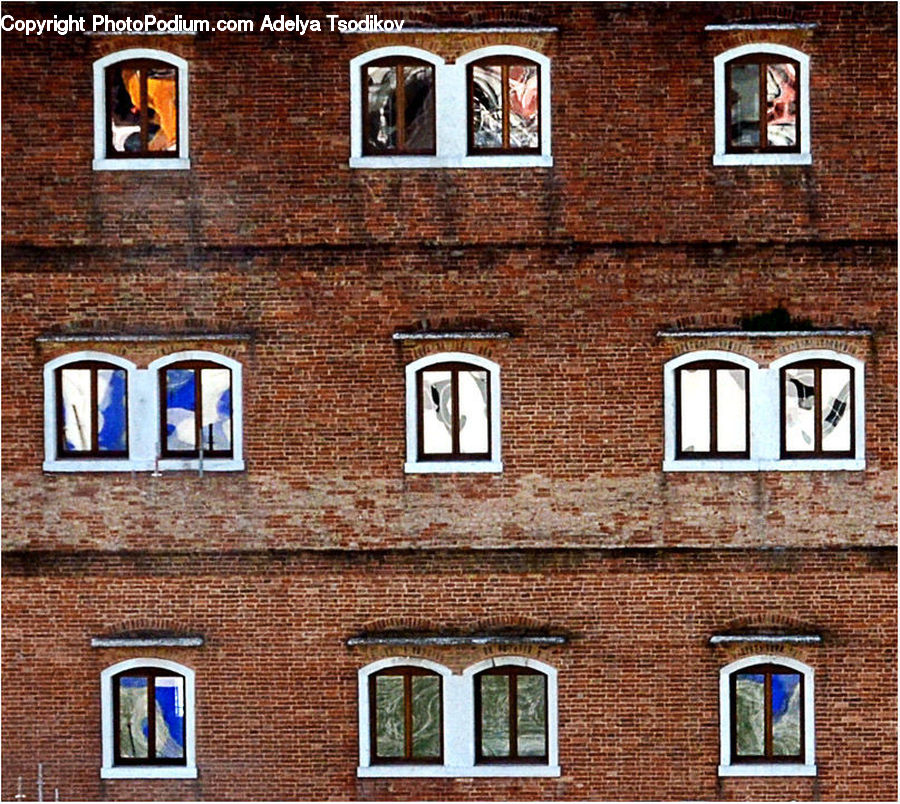 Brick, Window, Building, Architecture, Church, Worship, Apartment Building