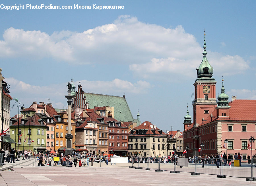 Architecture, Bell Tower, Clock Tower, Tower, Downtown, Plaza, Town Square