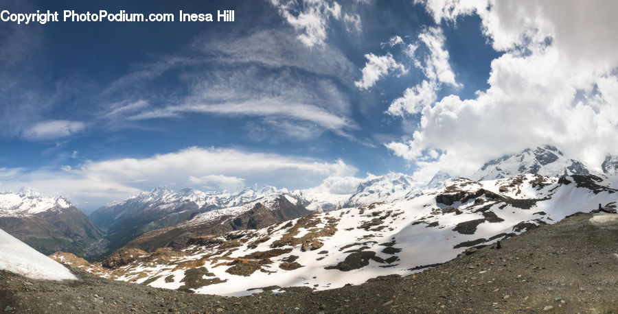 Alps, Crest, Mountain, Peak, Arctic, Glacier, Ice