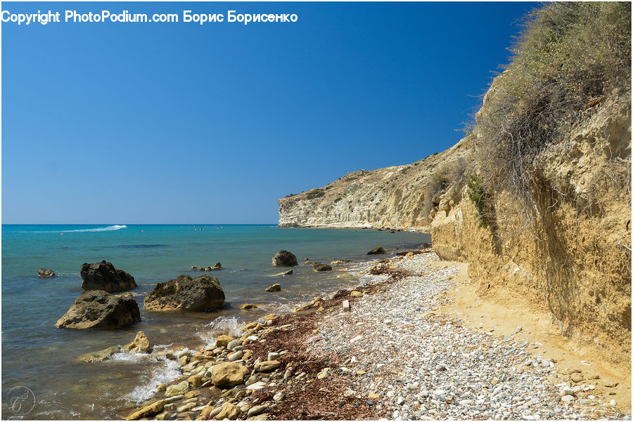 Beach, Coast, Outdoors, Sea, Water, Promontory, Rock