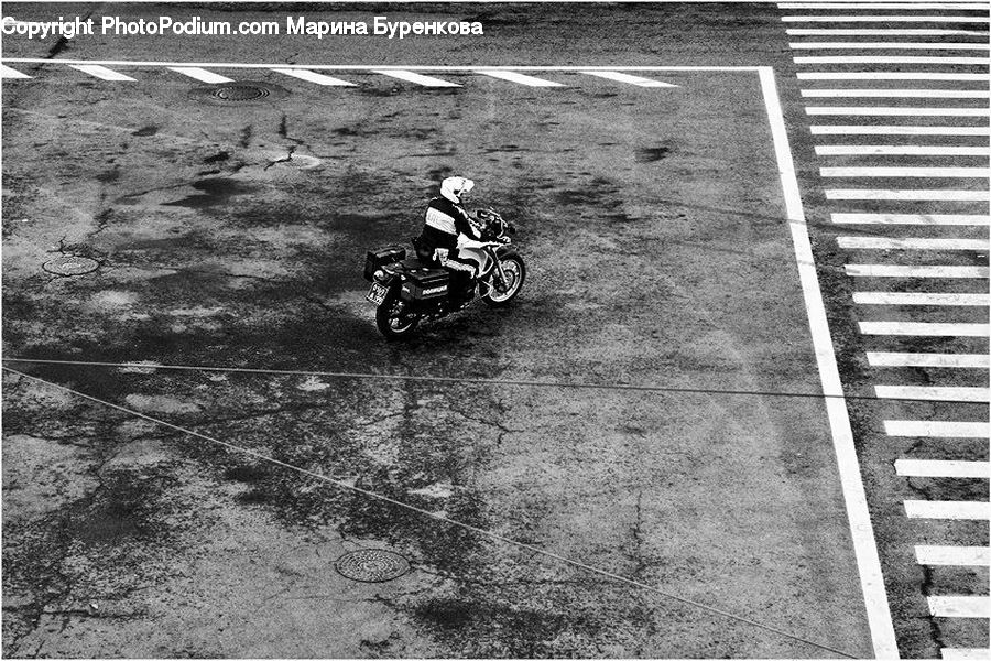 Motocross, Motorcycle, Scooter, Vehicle, Asphalt, Tarmac, Motor Scooter