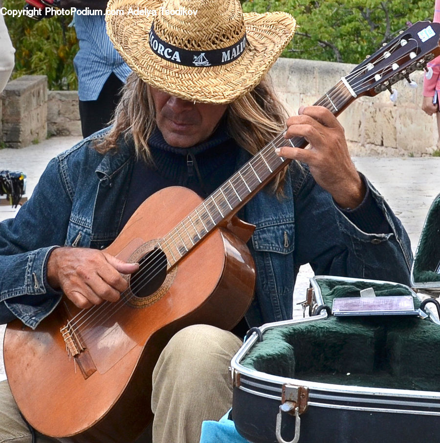 People, Person, Human, Plant, Potted Plant, Musical Instrument, Musician