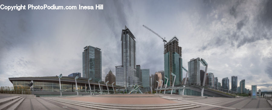 Architecture, Convention Center, City, Downtown, Building, Office Building, High Rise