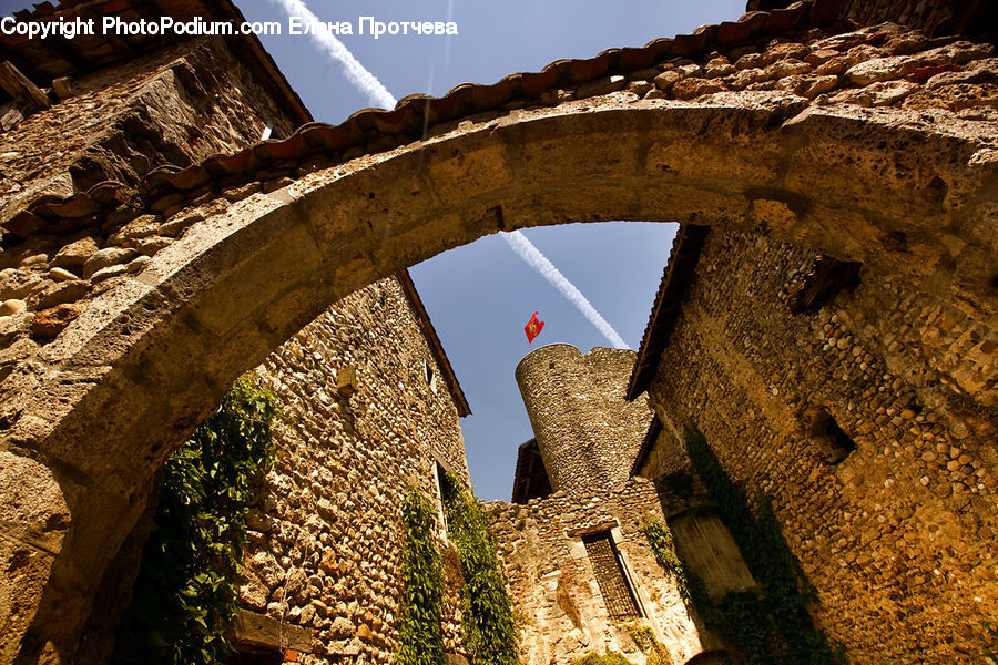 Ruins, Castle, Fort, Architecture, Bell Tower, Clock Tower, Tower
