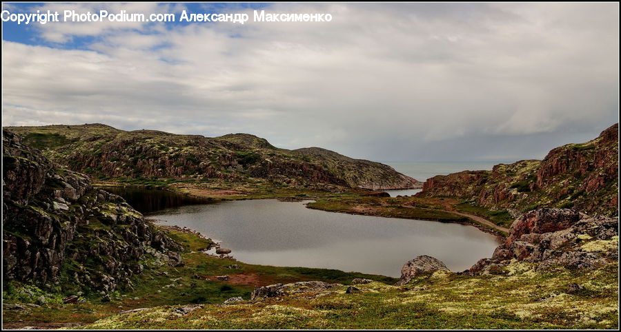 Coast, Cove, Outdoors, Sea, Water, Promontory, Field