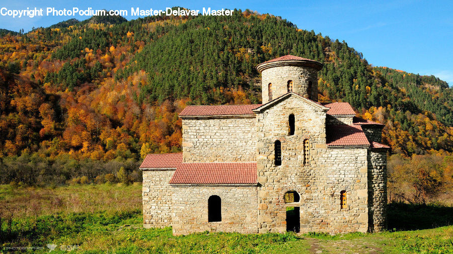 Castle, Fort, Architecture, Housing, Monastery, Countryside, Outdoors