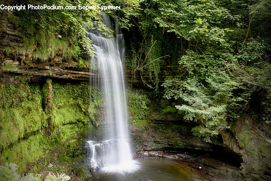 Outdoors, River, Water, Waterfall, Creek, Forest, Jungle