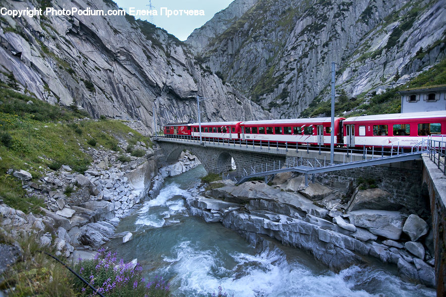 Train, Vehicle, Arctic, Glacier, Ice, Mountain, Outdoors