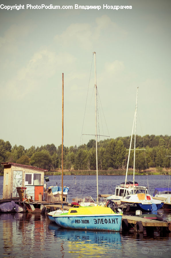 Boat, Watercraft, Yacht, Dock, Landing, Pier, Harbor