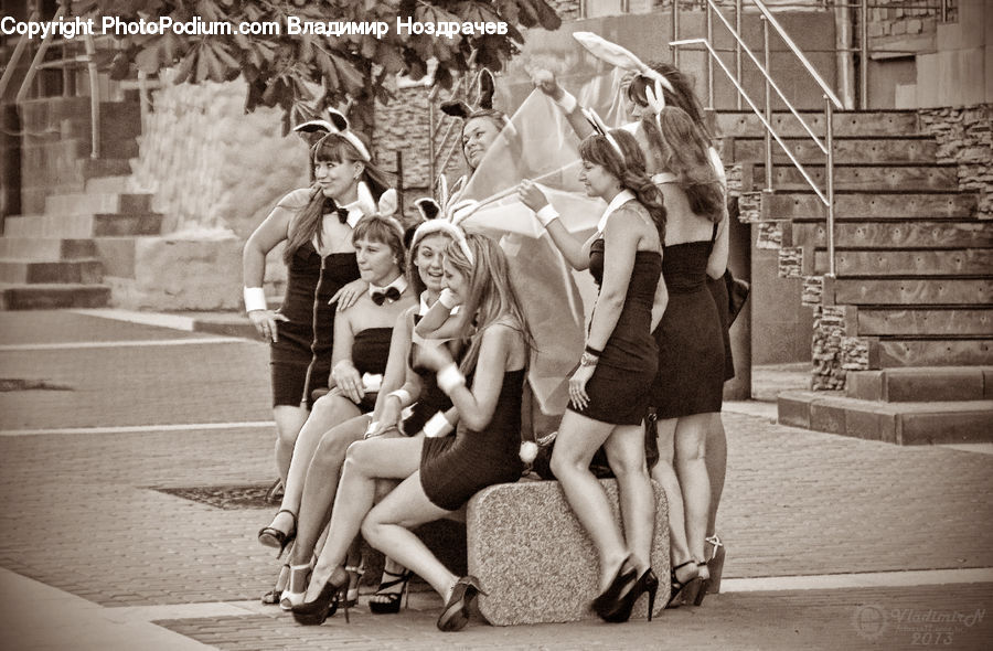 People, Person, Human, Female, Brick, Blonde, Woman