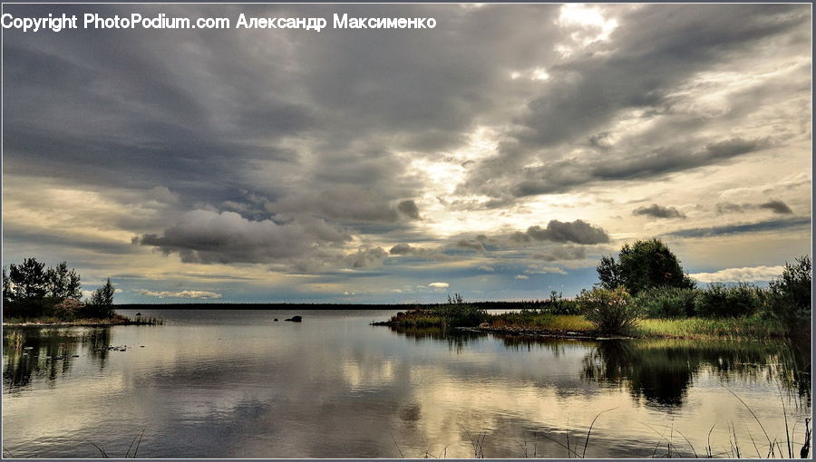 Lake, Outdoors, Water, Azure Sky, Cloud, Sky, Land