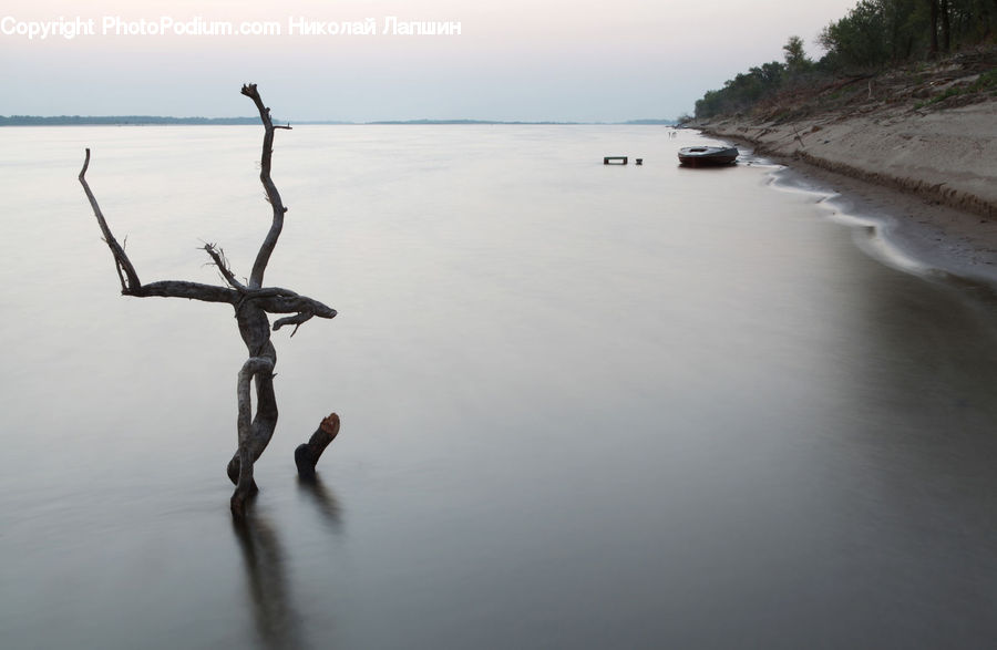 Cross, Crucifix, Beach, Coast, Outdoors, Sea, Water