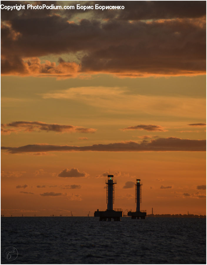 Ferry, Freighter, Ship, Tanker, Vessel, Dawn, Dusk