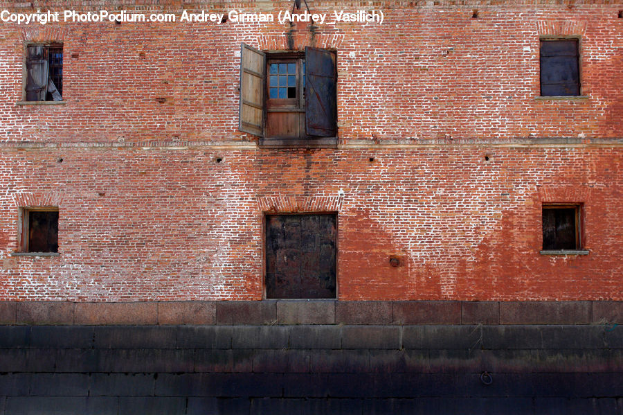Brick, Castle, Fort, Building, Apartment Building, High Rise