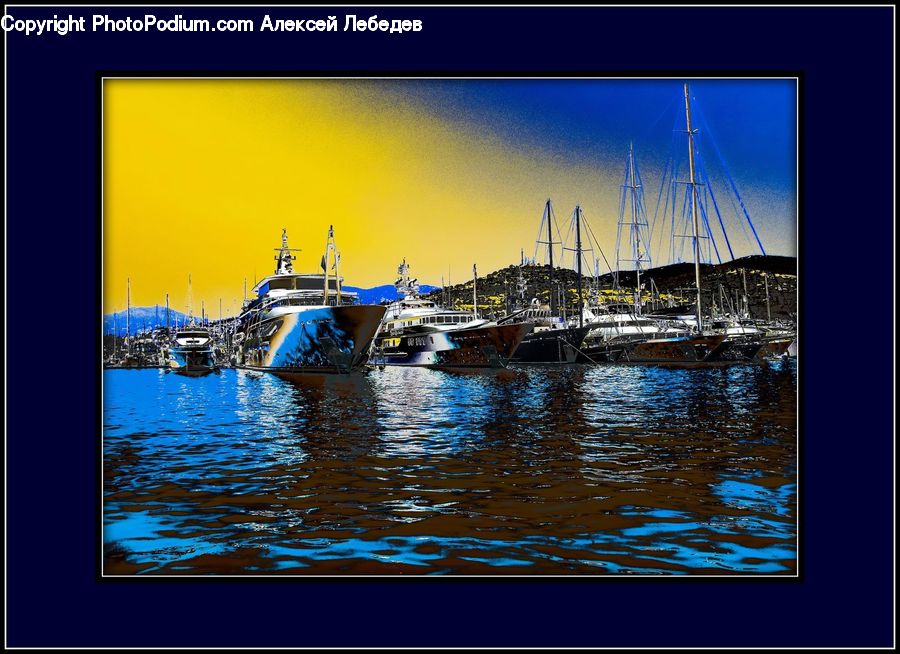 Boat, Yacht, Watercraft, Dock, Landing, Pier, Cruise Ship