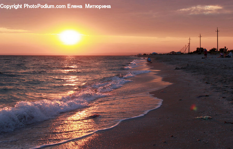 Beach, Coast, Outdoors, Sea, Water, Sand, Soil