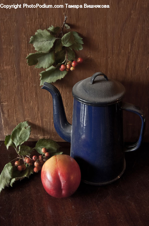 Apple, Fruit, Coffee Cup, Cup, Glass, Goblet, Grapes