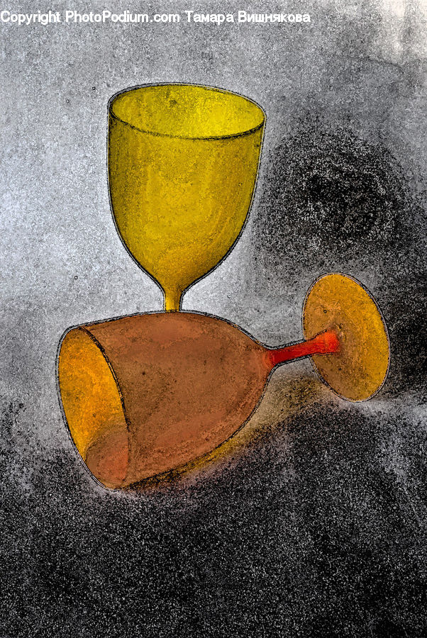 Glass, Goblet, Art, Modern Art