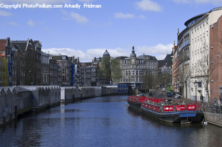 Canal, Outdoors, River, Water, Boat, Gondola, Barge