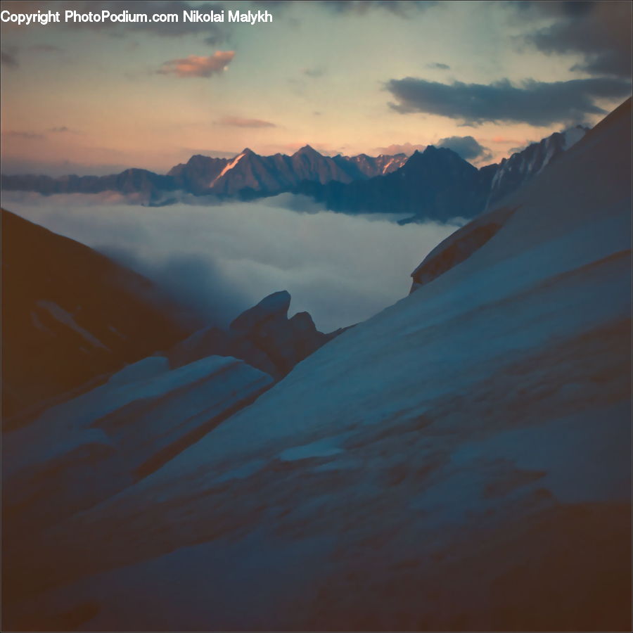 Dawn, Dusk, Sky, Sunrise, Sunset, Mountain, Mountain Range