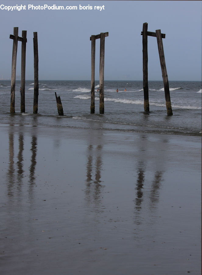 Coast, Outdoors, Sea, Water, Column, Pillar, Ocean