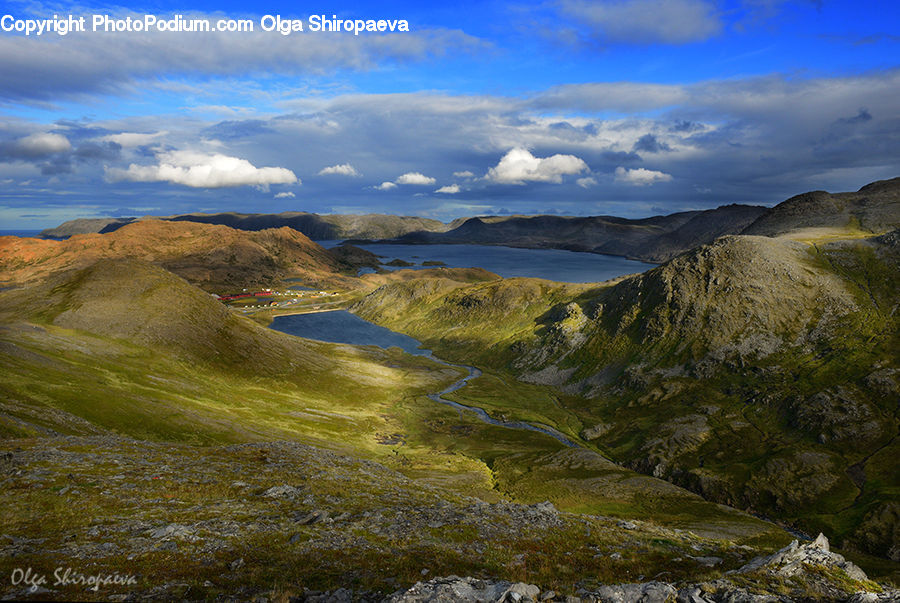 Field, Grass, Grassland, Land, Outdoors, Crest, Mountain