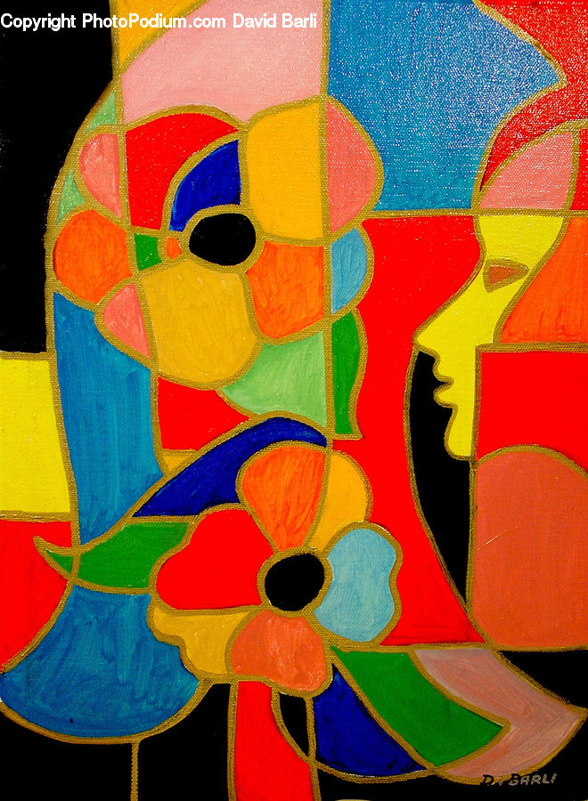 Art, Collage, Poster, Modern Art, Alphabet, Ampersand, Applique