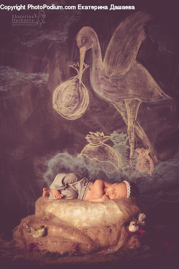 Art, Modern Art, Baby, Child, Kid, Newborn, Drawing