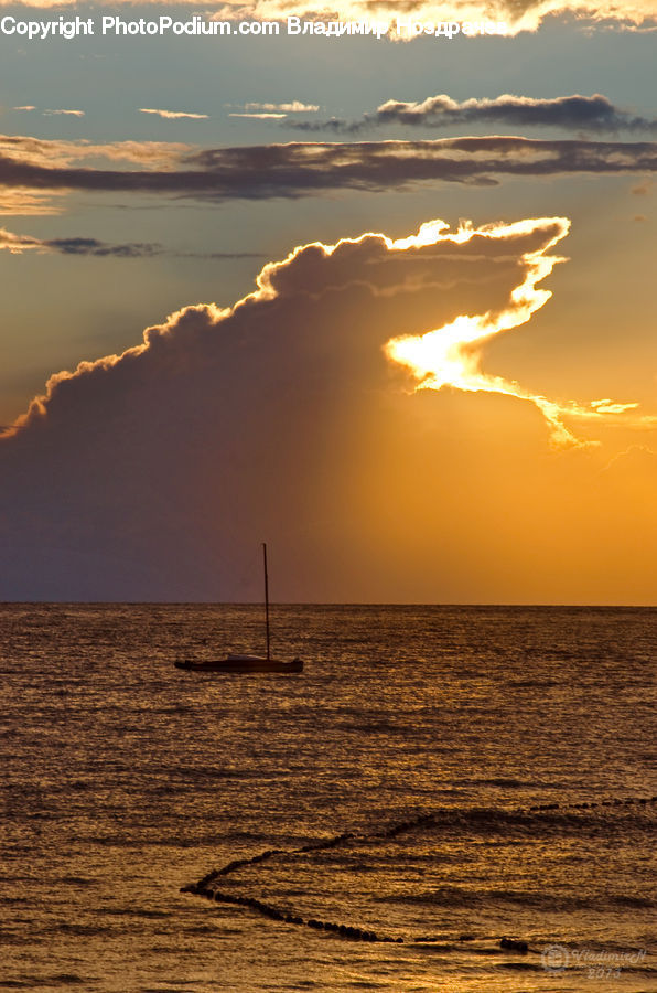 Boat, Watercraft, Beach, Coast, Outdoors, Sea, Water