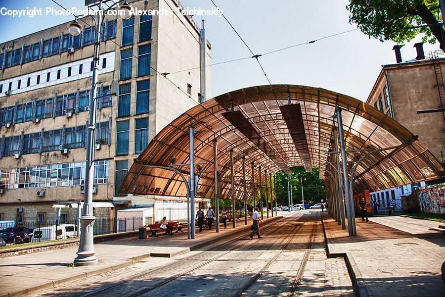 Boardwalk, Path, Pavement, Sidewalk, Walkway, Canopy, Architecture