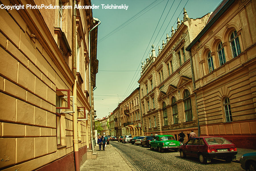 Alley, Alleyway, Road, Street, Town, Automobile, Car