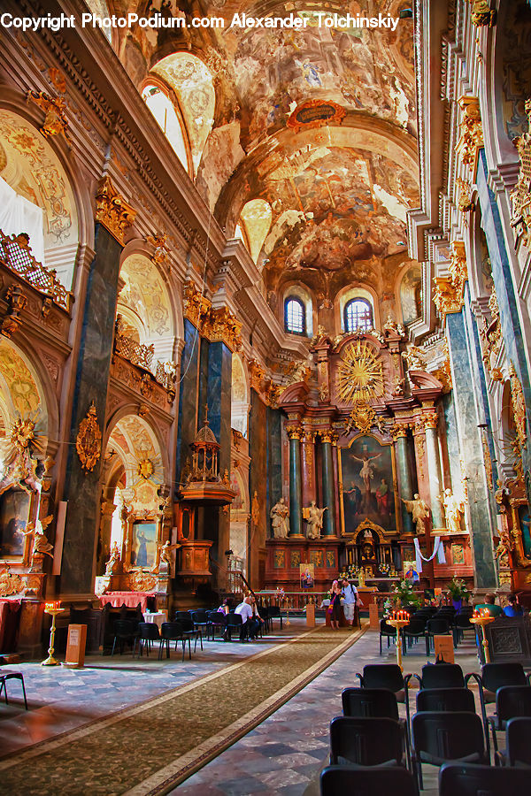 Luggage, Suitcase, Altar, Architecture, Church, Worship, Aisle